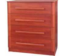 Придбати - комод  Комод Оскар 4 ящики МДФ накладки кіска МАКСІ-МЕБЛІ Яблуня локарна (12485)