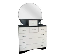 Придбати - комод  Комод Вальс з дзеркалом (плюс) МАКСІ-Меблі Венге магія / Білий гладкий (8888)