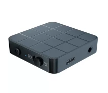 Придбати - FM трансмиттер  Міні-аудіо приймач звуку Bluetooth 5.0 Vikefon KN326 200 мАг Чорний