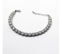 Придбати - браслет  Жіночий браслет з камінням Maxi Silver 9390 SE, розмір 16,5-20см