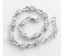 Придбати - браслет  Регульований браслет метелик Maxi Silver 8811 SE, розмір 16-18см