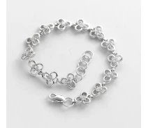 Придбати - браслет  Регульований браслет трилистник Maxi Silver 8807 SE, розмір 16-18см