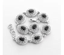 Придбати - браслет  Стильний регульований браслет Maxi Silver 8806 SE, розмір 17,5-20,5см