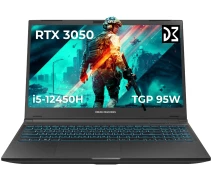 Придбати - ноутбук  Ноутбук Dream Machines RG3050-15 15.6FHD IPS, Intel i5-12450H, 16GB, F1TB, NVD3050-4, DOS, чорний (RG3050-15UA57)
