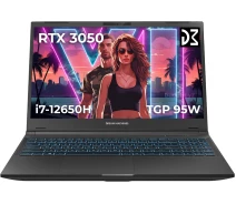 Придбати - ноутбук  Ноутбук Dream Machines RG3050-15 15.6FHD IPS, Intel i7-12650H, 32GB, F1TB, NVD3050-4, DOS, чорний (RG3050-15UA62)