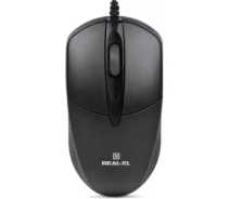 Придбати - мишку для ноутбука  Миша REAL-EL RM-211 Black USB