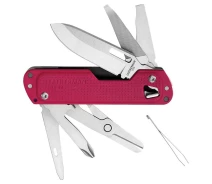 Придбати - швейцарский нож  Багатофункціональний ніж Leatherman Free T4 Crimson 17 Інструментів (832871)