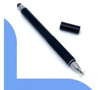 Придбати - стилус  Стилус для сенсорного екрану 2в1, із силіконовим диском, чорний (ST-01)