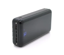 Придбати - універсальну мобільну батарею  PowerBank Bix потужний пауербанк 30000mAh QC 22.5W/PD 20W Black (YUT_V6255)