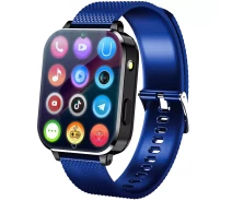 Придбати - смарт-годинник  Смарт-Годинник JETIX DF100 Pro c 4G відеодзвінком вібродзвінком та вологозахистом IP67 Blue (100Pro-02)