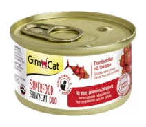Придбати - корм для кота  Gimpet Вологий корм для кішок GimCat Superfood Shiny Cat Duo 70 г, з тунцем та томатом