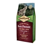 Придбати - корм для кота  Carnilove Корм ​​для виведення вовни у кішок Carnilove Hairball Controll Duck & Pheasant 6 кг.