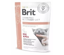 Придбати - корм для кота  Brit Корм ​​для кішок Brit Veterinary Diet Renal із захворюванням нирок 0,4 кг, з яйцем.