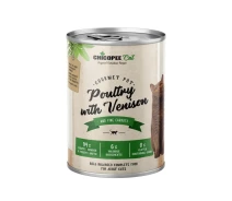 Придбати - корм для кота  Консерви для котів Chicopee Cat Adult Gourmet pot Poultry Venison, 0.4 кг (47469)