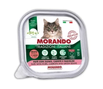 Придбати - корм для кота  Вологий корм для котів зі свининою Morando Tradizioni, 100 гр
