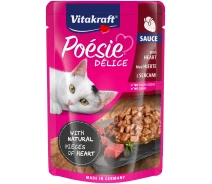 Придбати - корм для кота  Вологий корм із серцем для котів Vitakraft Poesie Delice Heart, 85 гр