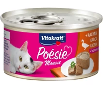Придбати - корм для кота  Вологий корм для котів з качкою Vitakraft Poesie Mousse Duck, 85 гр