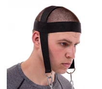 Придбати - тренажер для пресу  Упряж для тренування м'язів шиї TA-3905 Чорний (35508013)