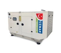 Придбати - генератор  Дизельний генератор Uzman Ricardo потужністю 35 KVA/28KW трифазний 230/400V 50Hz з об'ємом паливного бака 100л розмірами 2200x1000x1450 мм в комплекті AVR+ATS(АВР) (YUT_V9731)