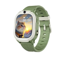Придбати - смарт-годинник  Дитячий смарт годинник T70 S з 4G, прослуховуванням, відеодзвінком та GPS-трекером Зелений
