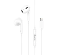 Придбати - навушники  Навушники HOCO M1 Max crystal earphones for iP with mic White (6931474754684)