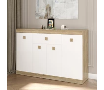 Придбати - комод  Великий комод Эверест с дверями и ящиком Соната-7 дуб сонома + белый (EVR-2016)