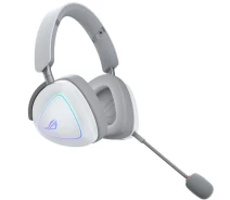 Придбати - навушники  Ігрова гарнітура ASUS ROG Delta II BT/WL RGB Moonlight White (90YH03W0-BHUA10)