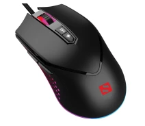 Придбати - мишку для ноутбука  Мишка Sandberg Azazinator Mouse 6400 RGB, ігрова, 6400dpi., 7кн.Huano чорна