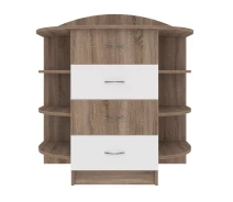 Придбати - комод  Комод Оріон (плюс) Дуб трюфель/Білий гладкий МАКСІ-МЕБЛІ (10818)