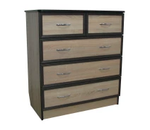 Придбати - комод  Комод Ллойд (плюс)(5 ящиків) МАКСІ-МЕБЛІ Дуб сонома (11793)