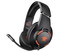 Придбати - навушники  Бездротові Геймерські Навушники Bluetooth 5.0 із Знімним Мікрофоном Ігрова Гарнітура для Комп'ютера Ноутбука Телефону Смартфону Plextone G5 Black-Orange + Аудіо кабель 120 см (327748747)