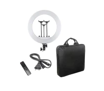 Придбати - кільцеве світло  Кільцева Led лампа r 14 3 кріплення телефону пульт 36см в сумці селфі кільце лампа для фото кільцеве світло (MLD_V1009)