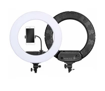Придбати - кільцеве світло  Кільцева Led лампа RL 14 діаметр 36 см з пультом сумкою та трьома тримачами для селфі та фото (MLD_V1019)