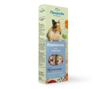 Придбати - ласощі для гризуна  Колосок для гризунів Природа Мультивітамін 140 г (4820157400180) (63399da73df296629c7641a9)