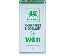 Придбати - Антифризи  Антифриз WOLVER Antifreeze & Coolant WG11 зелений 5л