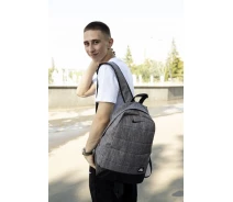 Придбати - рюкзак  Рюкзак міський "Матрац" від Intruder. Колір: сірий меланж (p10-0017)