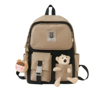 Придбати - рюкзак  Рюкзак кавовий із чорним універсальний міський, 5157