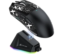 Придбати - мишку для ноутбука  Ігрова мишка Attack Shark X11, 3 види підключення (2.4 G/Bluetooth/провід), із зарядною базою, 22000dpi, чорна