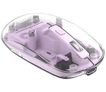 Придбати - мишку для ноутбука  Миша XO M12 Bluetooth wireless transparent Purple