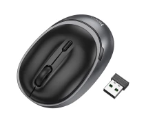 Придбати - мишку для ноутбука  Комп'ютерна миша hoco gm34 nuevo dual mode 2.4g bluetooth 3.0 5.2 бездротова чорний колір (BOS_V14817)