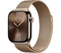 Придбати - смарт-годинник  Смарт-часи Apple Watch Series 10 GPS + Cellular 42mm Gold Titanium Case with Gold Milanese Loop (MX083) [115190] "Seller Refurbished"