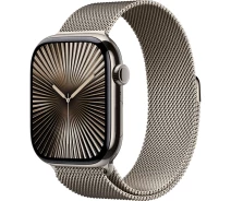 Придбати - смарт-годинник  Смарт-часи Apple Watch Series 10 GPS + Cellular 46mm Natural Titanium Case with Natural Milanese Loop M/L (MWYC3) [115189] "Seller Refurbished"