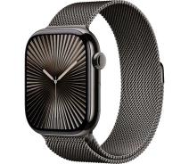 Придбати - смарт-годинник  Смарт-часи Apple Watch Series 10 GPS + Cellular 46mm Slate Titanium Case with Slate Milanese Loop S/M (MC7R4) [115186] "Seller Refurbished"