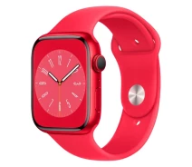 Придбати - смарт-годинник  Смарт-часи Apple Watch Series 8 45mm Red Aluminum Case with Red Sport Band (MNP43UL/A) [72510] "Seller Refurbished"