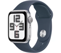 Придбати - смарт-годинник  Смарт-часи Apple Watch SE 2 GPS 40mm Silver Aluminium Case with Storm Blue Sport Band S/M (MRE13) [95083] "Seller Refurbished"