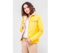 Придбати - куртку женскую  Куртка DASTI Denim Urban джинсова жіноча на овчині жовта XL (482DS20191698)