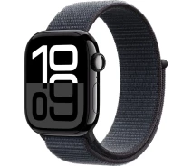 Придбати - смарт-годинник  Смарт-часи Apple Watch Series 10 GPS 42mm Jet Black Aluminum Case with Ink Sport Loop (MWWG3) [114985] "Seller Refurbished"