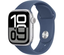 Придбати - смарт-годинник  Смарт-часи Apple Watch Series 10 GPS 42mm Silver Aluminum Case with Denim Sport Band S/M (MWWA3) [114979] "Seller Refurbished"