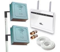 Придбати - 3G/4G модем  Найпотужніший 4G Wi-Fi комплект (Роутер CP-100-3 + Антена 34ДБ)