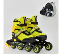 Придбати - роликові ковзани  Дитячі Ролики Best Rollers 8903 Розмір L 39-42 Жовтий 56117